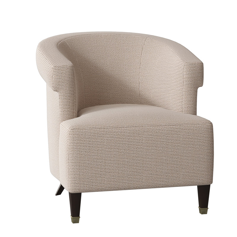 Fauteuil large de 30,5 po Madame, Ivoire filigrane, Noyer américain