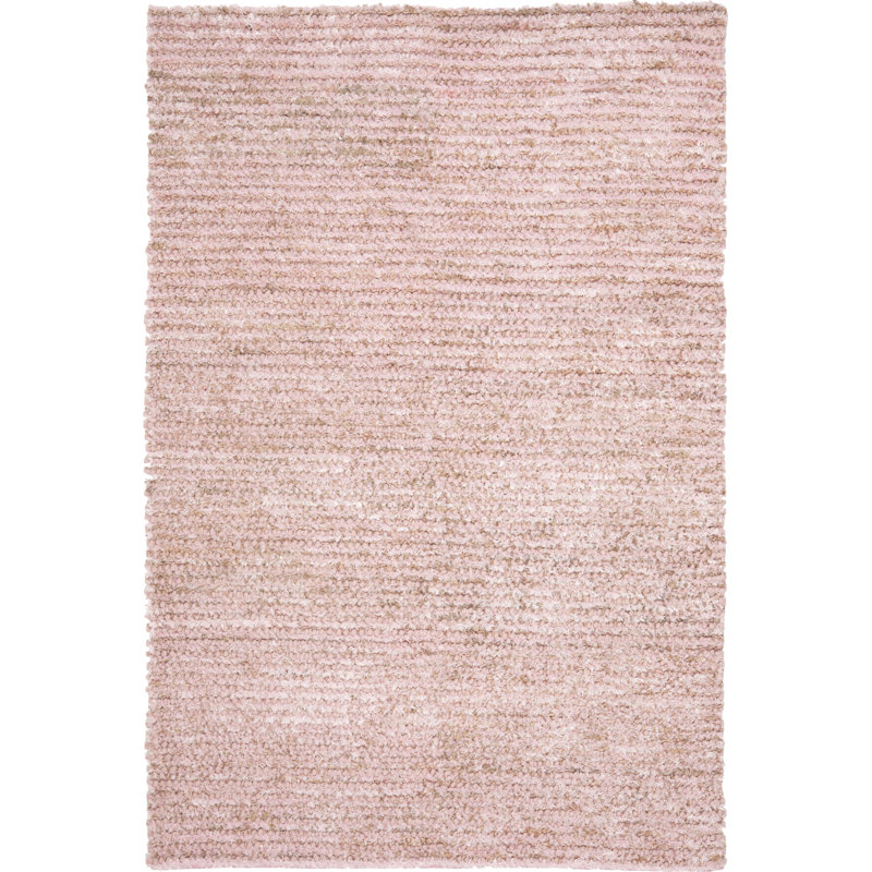 Tapis à poils longs tissé à la main Godsey, Rectangle 4 pi x 6 pi