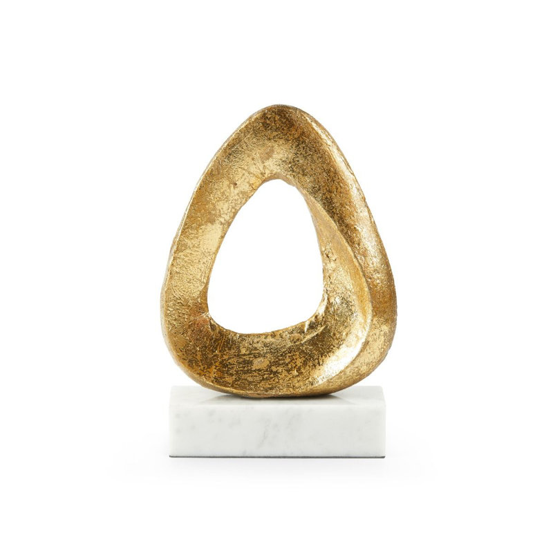 Alpha Statue, Gold/White