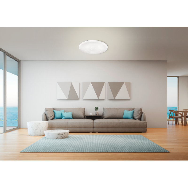 Crenata LED Flush Mount, 7cm H x 33cm W x 33cm D