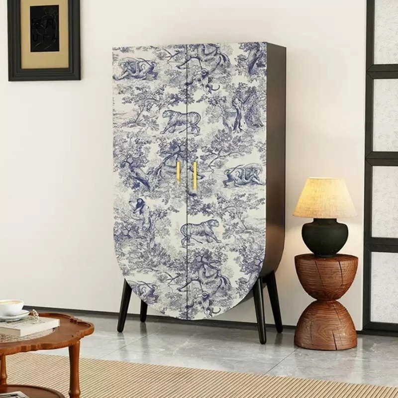Armoire moderne à double porte minimaliste