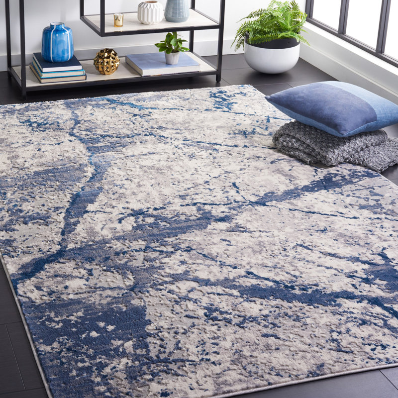 Eternal Performance Abstract Rug, Rectangle 5'3" x 7'6"