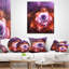 Abstrait fleur rose fractale abstraite - imprimé floral-30728054-30728057