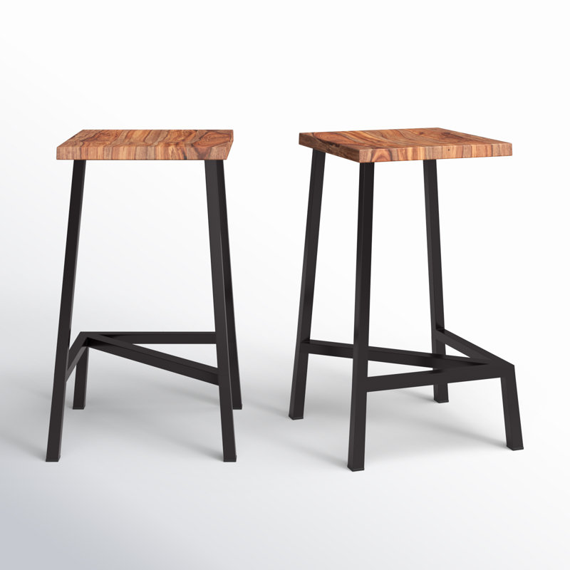 Counter Stool with Metal Frame