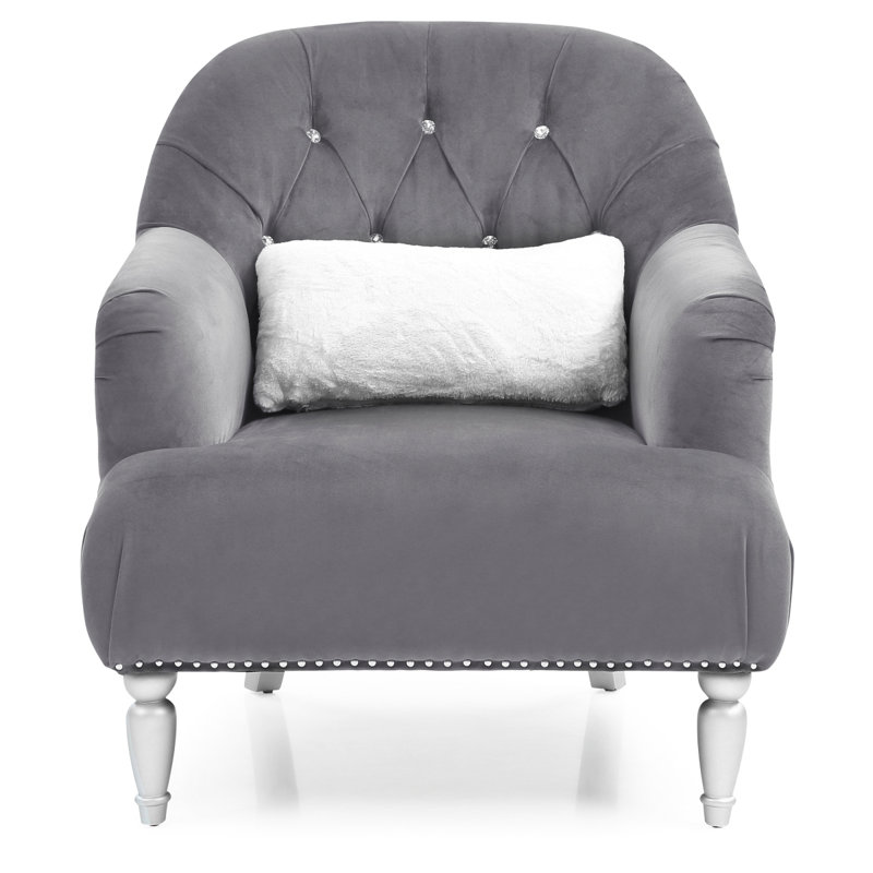 Fauteuil gris élégant