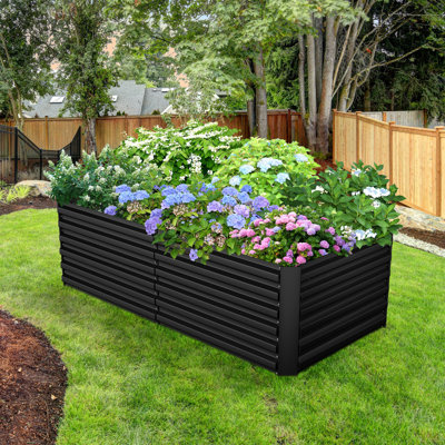 Minhchau Metal Raised Garden Bed