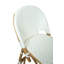 Jade 42" Tall Counter Stool, White