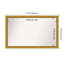 Townhouse Gold Non-Beveled Bathroom Wall Mirror-1016737300