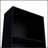 Sutton Black Tier Storage Shelves Bookcase With Ample Space And Sleek Design For Modern Interiors