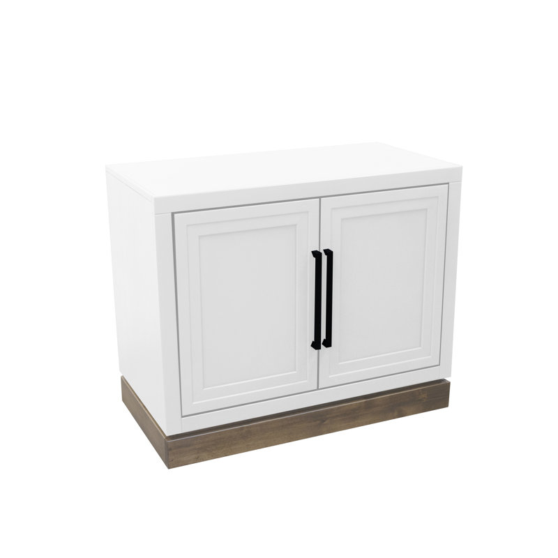 Armoire de rangement modulaire 32 po Nora - entièrement assemblée, White