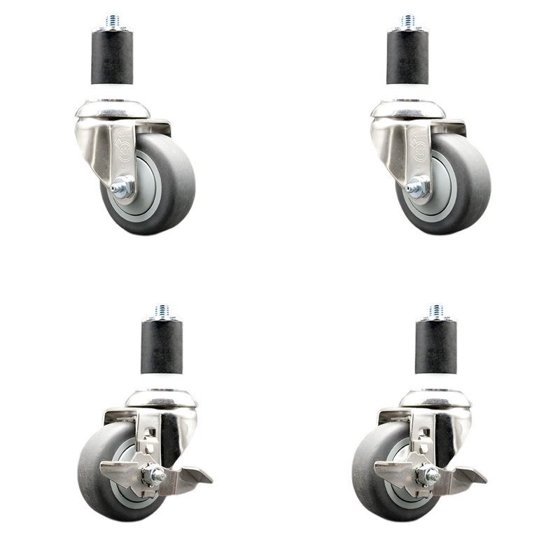 Thermoplastic Rubber Casters