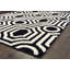 Tapis noir/blanc Alhambra-31470478