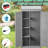 Wood Potting Bench With Metal Top And Structure Gray Outdoor Workbench Framework