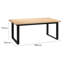Ski-Leg Solid Wood Base Dining Table
