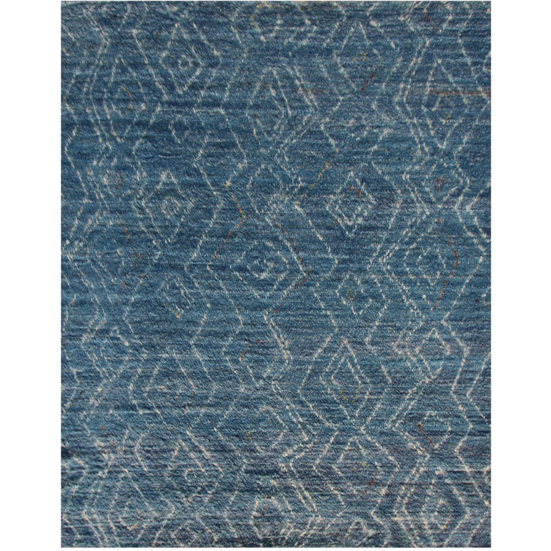 Geometric Hand Knotted 177cm X 231cm Area Rug