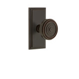 Grandeur Carré Plate Double Dummy with Soleil Door Knob