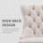 Velvet Fabric Upholstered Dining Chairs Set of 4,Beige-477584244-477584263