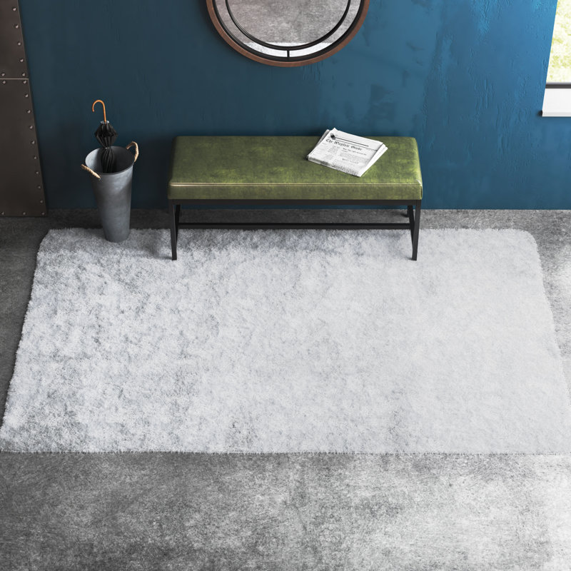 Tapis ivoire touffeté à la main Jewell, Rectangle 4 pi x 6 pi