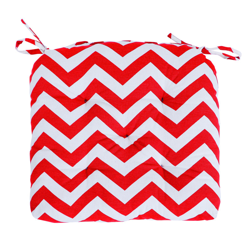 Outdoor 3'' Chair Pad, Red