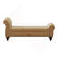 Banc de rangement rembourré et capitonné