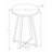 Accent Table Living Room End Table Wood End Table Nightstand Metal Frame Side Table-1928316394