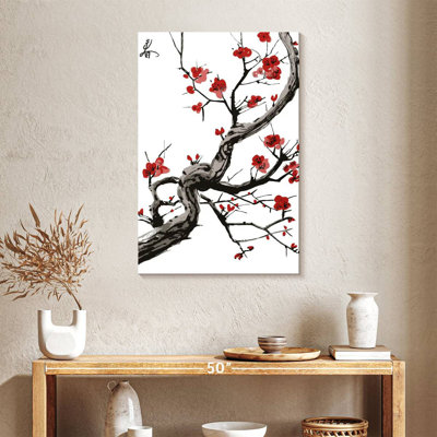 Fleurs de cerisier rouges Harnek