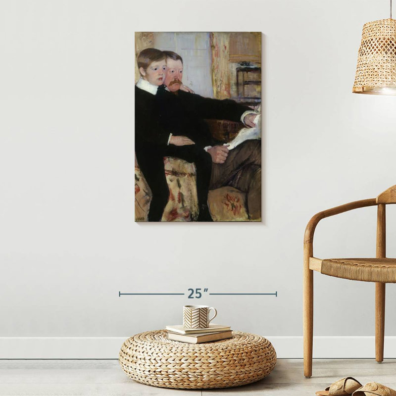 Alexander Cassatt et Robert Cassatt, H 30 po x l 20 po