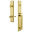 Fifth Avenue Handleset with Deadbolt and Bellagio Door Lever and Rosette-1243077615-1242955479-1242955476