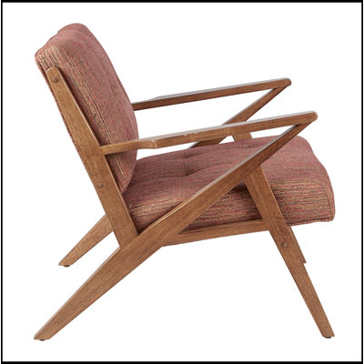 Chaise longue capitonnée en polyester à 4 pieds