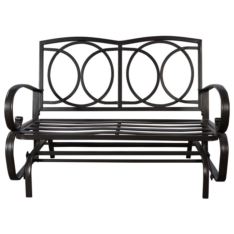 Banc d'extérieur avec coussins Suniga, gris