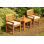 Escondido Outdoor 3 - Piece Teak Conversation Set