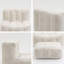 Fauteuil à billes surdimensionné, fauteuil paresseux avec mousse à mémoire de forme et repose-pieds - velours Mosha de 38,5 po, mousse écrasée haute densité, support et lavable-1257597911