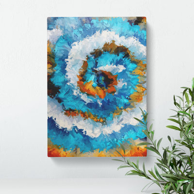 Rain Of Shadows Abstract - Wrapped Canvas