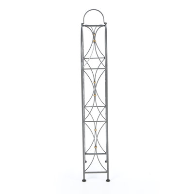 Bauerle Floor Wine Bottle Rack in Silver