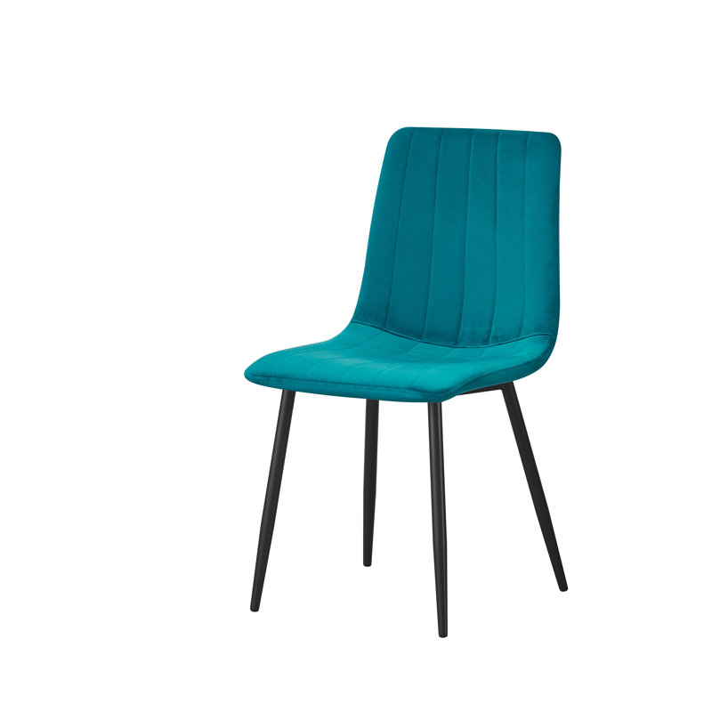 Ashlee Upholstered Dining Chair, Turquoise