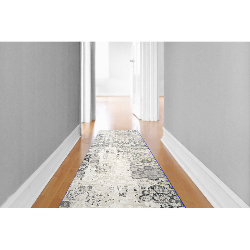 Grisby Abstract Indoor Rug, Runner 2'2" x 7'7"