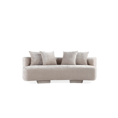 90.6" Modern Verandah Chenille Sofa