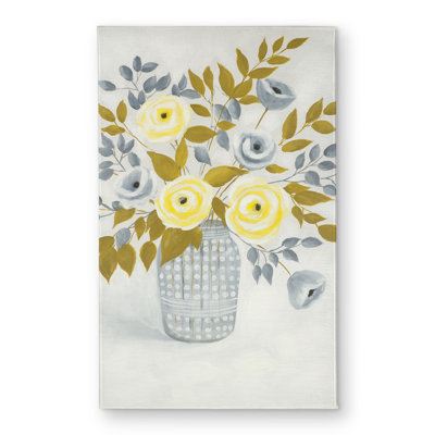Flowers in a vase - Botanical Bedroom Indoor Outdoor Doormat