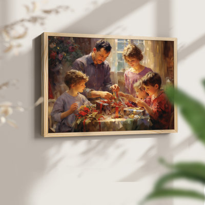 Chirstmas Art-CDXLII -Framed Print - Restickable