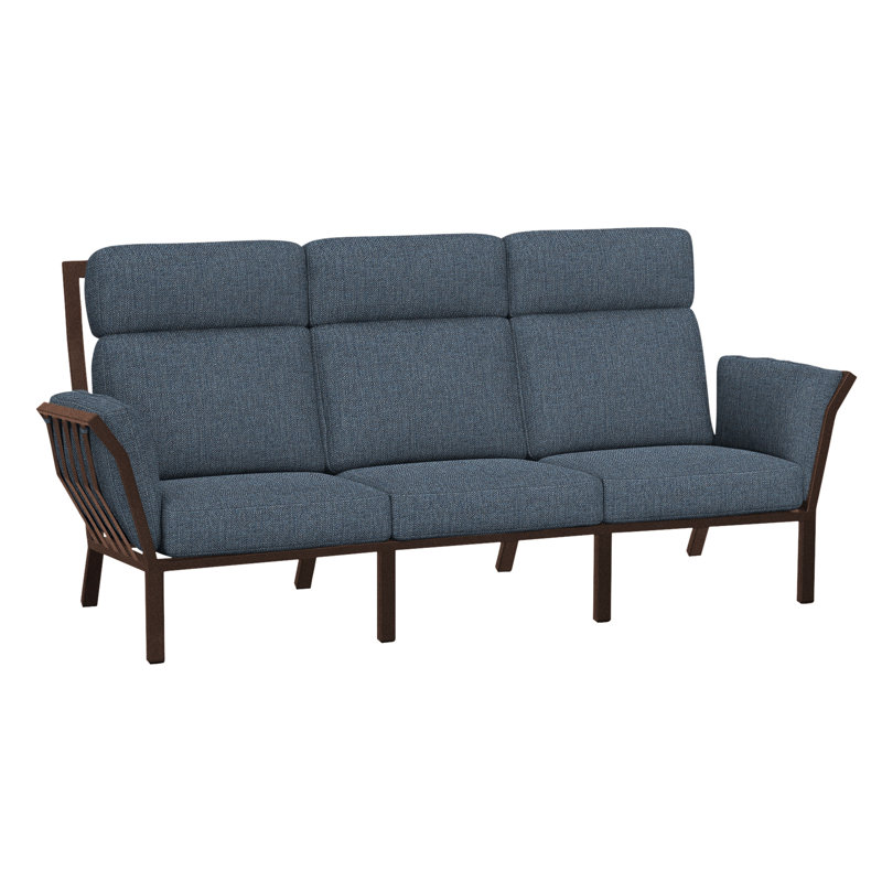 Aris Outdoor 3 - Seat Patio Sofa, Sahara Cafe, Copper Creek