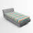 Microfiber Striped Fitted Sheet-43721473-89083077