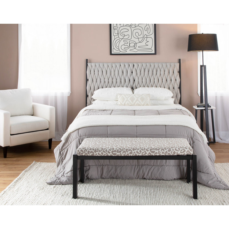 Russek Upholstered Headboard, Cream