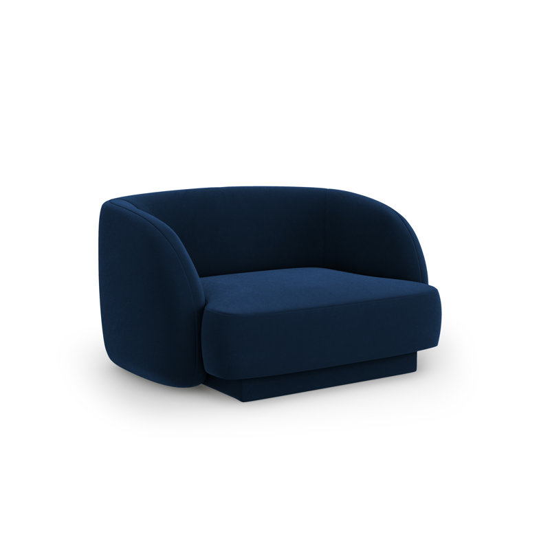 Adoraim 109Cm Wide Armchair, Royal Blue Velvet