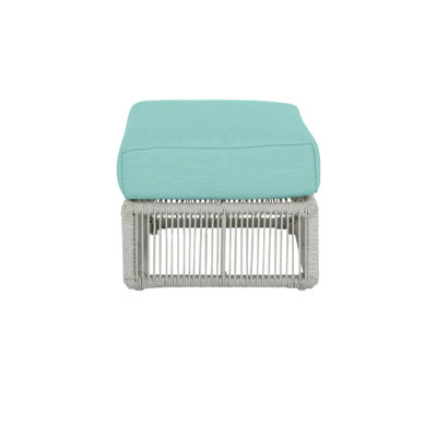 Repose-pieds extérieur Miami avec coussins Sunbrella