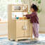 Micro-ondes et armoire de cuisine EdQ - Naturel-137791351