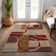Aleh Area Rug with Non-Slip Backing