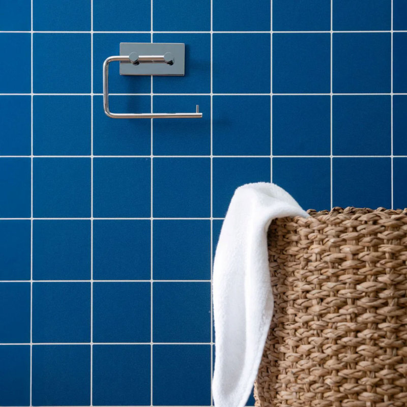 Porte-papier hygiénique mural Beslagsboden, Chrome poli