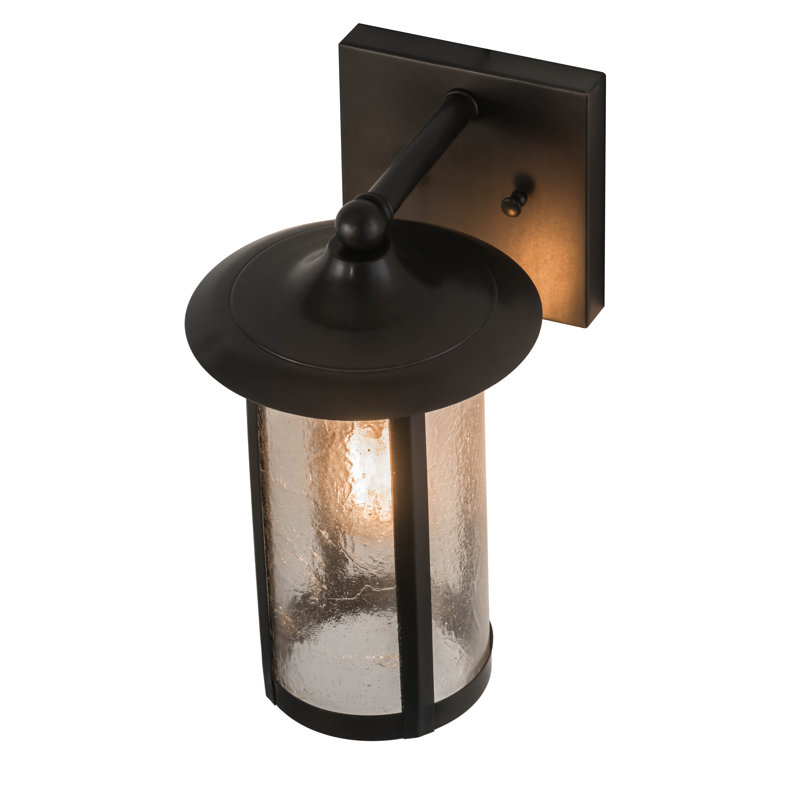 Yerby Wall Light, 13" H x 8" W x 10.25" D, Mahogany Bronze