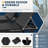 Corsin Outdoor Resin Chaise Lounge with Cup holder-2140418450