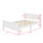 Wood Platform Bed With Headboard-1369864144